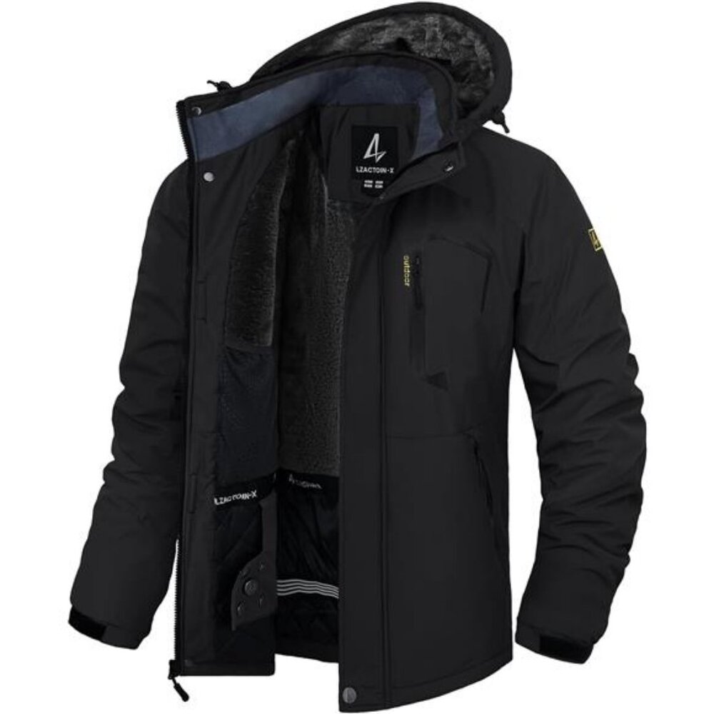 Men's Winter Ski Jacket Waterproof Fleece Coat‎ Warm Insulated Snowboard Jackets